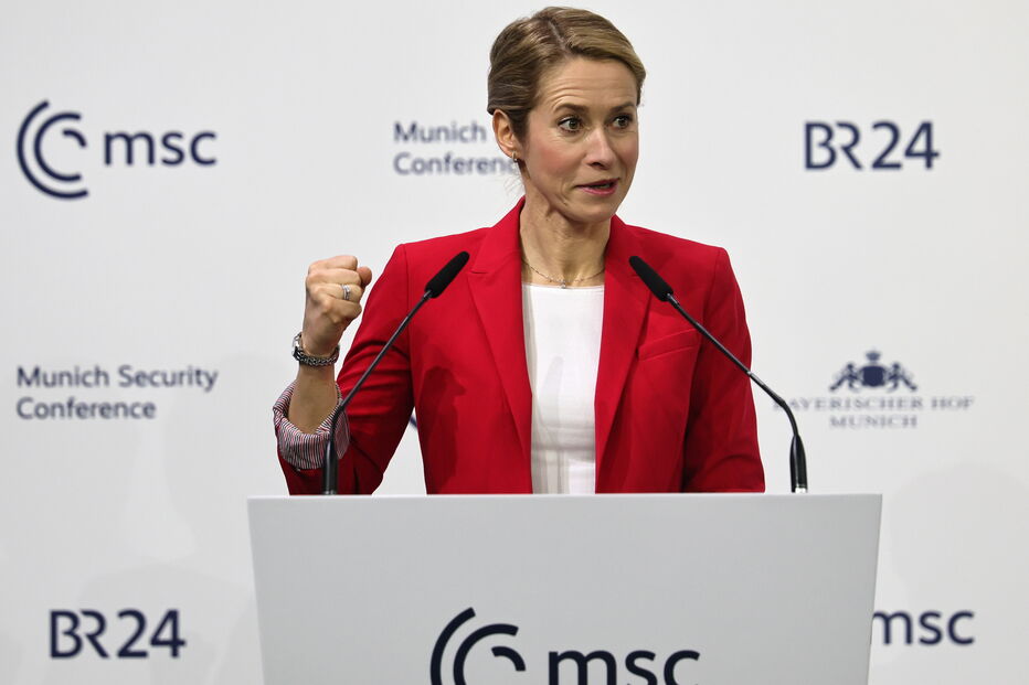 Kaja Kallas na Conferência de Segurança de Munique