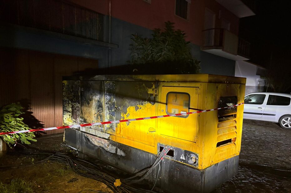 Gerador provoca incêndio na região de Barosa em Leiria