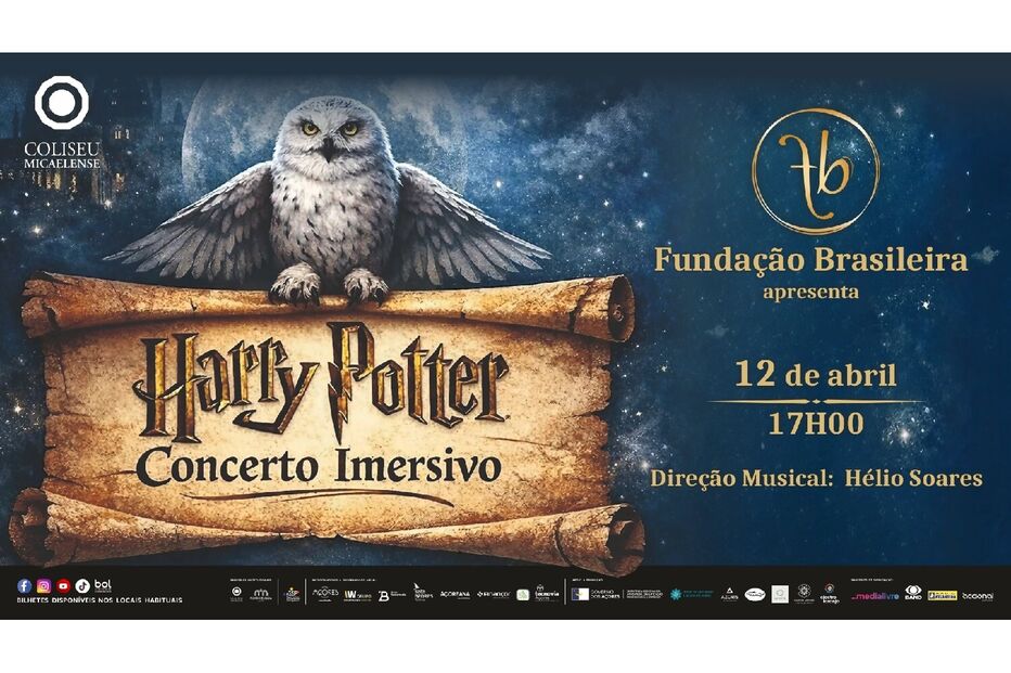 Concerto imersivo de Harry Potter no Coliseu Micaelense a 12 de abril