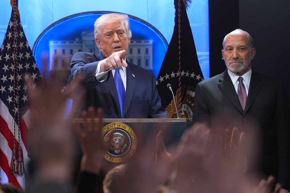 Trum em conferência de imprensa