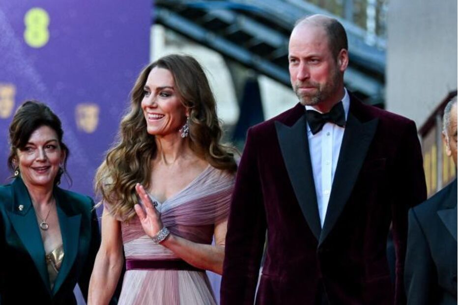 Príncipe William e Kate Middleton na cerimónia dos BAFTA Awards 