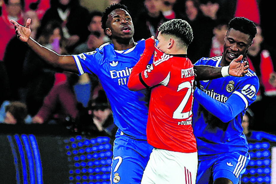 Prestianni e Vinícius Júnior