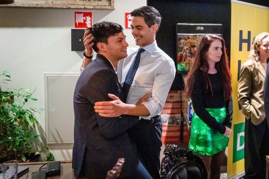 Rob Jetten e Nicolás Keenan