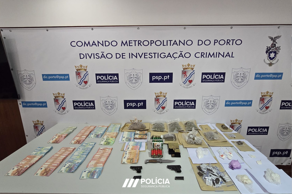 PSP do Porto apreende droga e detém oito suspeitos em operação