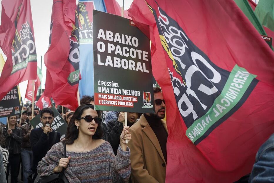 Milhares manifestaram-se em Lisboa contra o pacote laboral 