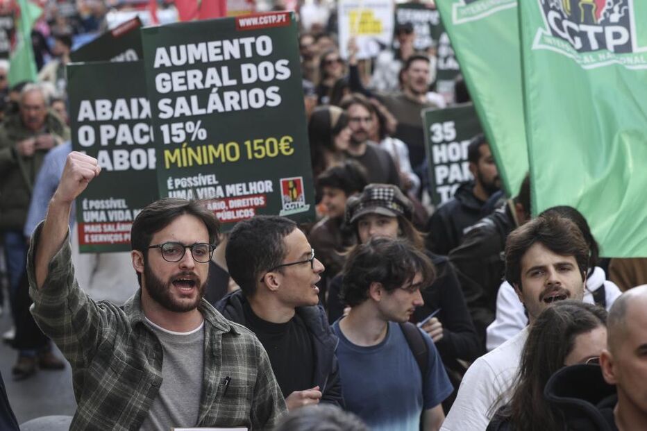 Milhares manifestaram-se em Lisboa contra o pacote laboral 