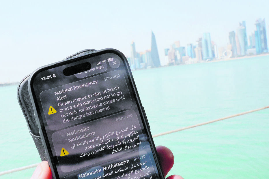 Turistas foram avisados por SMS em Abu Dhabi  e Qatar