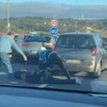 Vídeo mostra suspeitos em fuga a serem algemados pela PSP na Ponte 25 de Abril