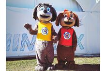 Mascotes da Proteção Civil promovem a segurança em Albufeira