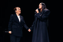 Sara Correia atua no Meo Arena, em Lisboa, perante casa cheia