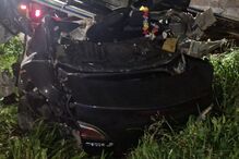 Despiste contra muro em Santarém