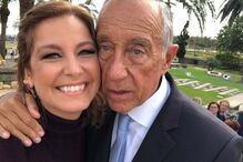 Vanessa Oliveira e Marcelo Rebelo de Sousa