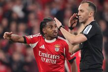 João Pinheiro durante o clássico na Luz entre Benfica e FC Porto