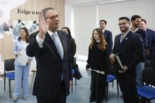 António José Seguro visita o ISCSP, onde dava aulas