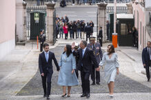 António José Seguro com família no Mosteiro dos Jerónimos, em Belém