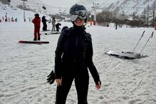 Mariana Monteiro aproveita férias na neve com Bruno Gonçalves