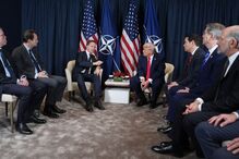 Trump obriga os seus homens a usar o mesmo modelo de sapatos... mas falhou no número de Marco Rubio