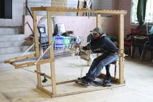 Henrique Ribeiro, único artesão a produzir 'panu di téra' em Portugal