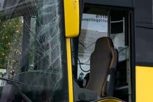 Autocarro colide contra carro na EN 378 em Fernão Ferro