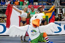 Agate Sousa campeã do salto em comprimento