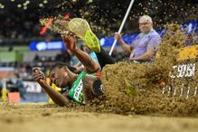 Agate Sousa campeã do salto em comprimento