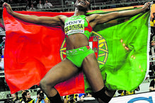 Gerson Baldé tornou-se campeão mundial no último salto