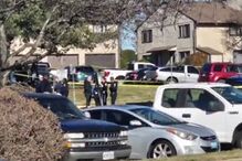 Local isolado pela polícia para investigação