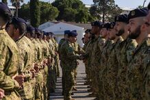 Militares portugueses partem para a Lituânia em missão da NATO.
