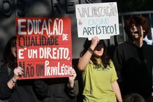 Estudantes manifestam-se em Lisboa