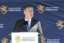 António José Seguro na cerimónia de apresentação das Forças Armadas, em Santarém