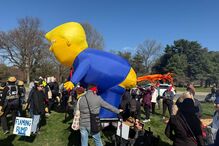 Em Washington também se aderiu à manifestação 
