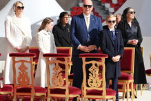 Charlene e família recebem o Papa num evento em Mónaco