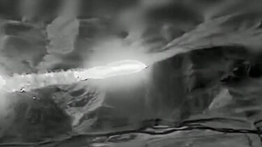 Israel divulga imagens de jato iraniano a ser abatido 