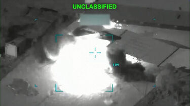 Novas imagens de ataques contra equipamento militar iraniano divulgadas pelos EUA  