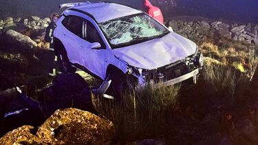 Mulher ferida após despiste de carro em Arouca