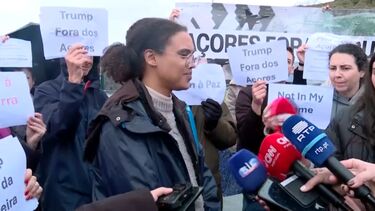 Duas dezenas de pessoas manifestam-se contra uso da Base das Lajes no conflito no Irão