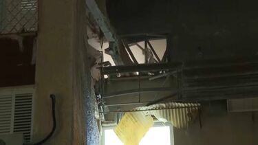 Edifício residencial em Telavive danificado em ataque de mísseis iranianos