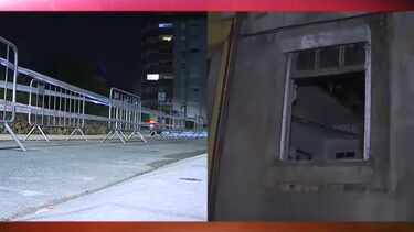 Casa devoluta desaba parcialmente em Vila Nova de Gaia