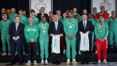 Presidente da República condecorou medalhados dos Mundiais de pista coberta