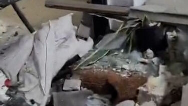 Vídeo mostra destroços de edifício residencial em Israel  