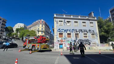 Telhado de habitação cai em Lisboa