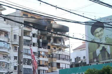 Ataque israelita deixa rasto de destruição no sul de Beirute 