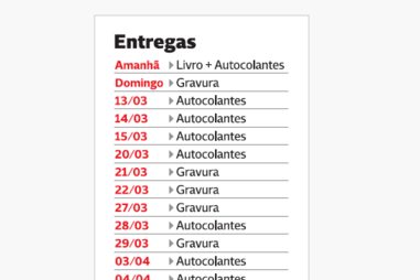 Data de entregas da próxima iniciativa do jornal Correio da Manhã - 'Álbum de ouro - Era assim o meu País'