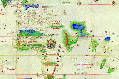 Mapa do "planisfério de Cantino"