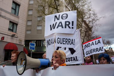 Cinco mil pessoas pedem em Madrid o fim da guerra e que não se esqueça Gaza