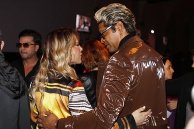 Oceana Basílio e Abel Xavier na ModaLisboa