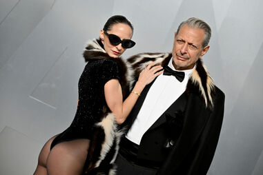 Emilie Livingston e Jeff Goldblum em ERL Atelier