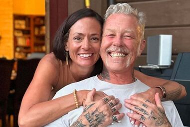 James Hetfield e Adriana Gillett