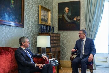 José Luís Carneiro e António José Seguro em Belém