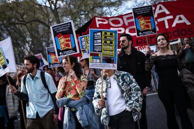 Manifestação “Casas para Viver" em Lisboa